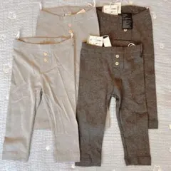 H&M オーガニックコットン レギンス 80 新品