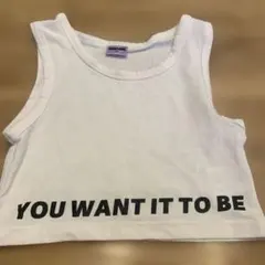 ANAP GIRL ノースリーブタンクトップ XS ホワイト