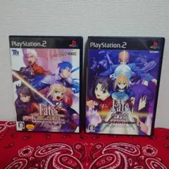 【PS2】　2枚セット　フェイト/アンリミテッドコード　/　ステイナイト　ソフト