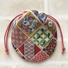 まんまる巾着 ＊ ハンドメイド【146】