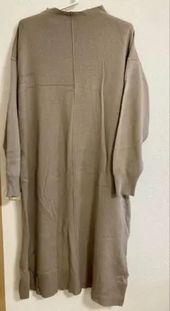 LEPSIM レプシム マタニティワンピース ニットワンピース ベージュ