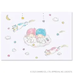 トコロコムギ×サンリオコラボ ポストカード　リトルツインスターズ