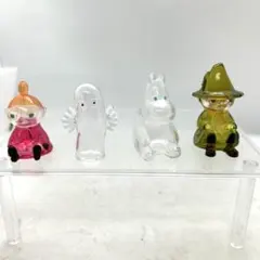 MOOMINクリアソフビフィギュア　全4種　フルコンプ