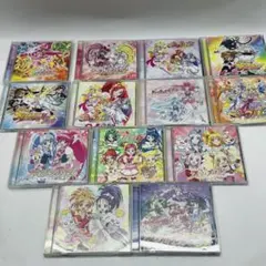 プリキュア CD 13枚セット DVD付き、特典シール、カード付き多数