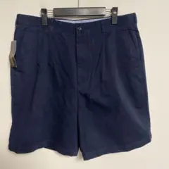 【未使用】TOMMY HILFIGER ネイビー コットン ショートパンツ 38のサムネイル