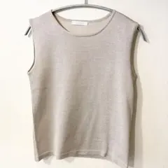 PROPORTION BODY DRESSING ノースリーブ　シアーニットのサムネイル