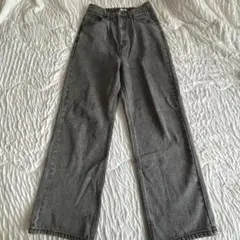 Pair Pair グレー ストレートデニム