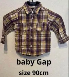 【90cm】 Gap ギャップ 子供 長袖シャツ ネルシャツ