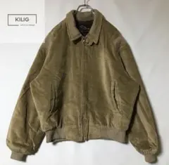 【ヴィンテージ】ブルゾン　ジャンパー　アメリカ製　アメカジ　裏起毛　L相当