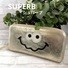本日発送⭐︎SUPERB シュパーブ　長財布　キョロメver ミラーゴールドのサムネイル