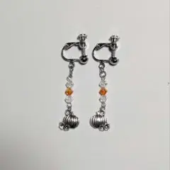 ♢ハンドメイド♢ パンプキン ゴシックイヤリング