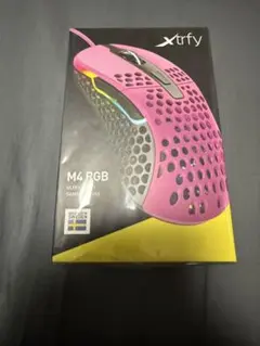 xtrfy M4 RGB ピンク ゲーミングマウス　未開封 Amazon | Xtrfy（エクストリファイ） M4 RGB 右手用 エルゴノミック