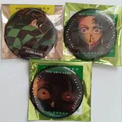 鬼滅の刃　竈門炭治郎　ものがたる背中　ものがたる眼差し　缶バッジ