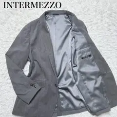 インターメッツォ ベロア 千鳥格子 アンコンジャケット L 日本製　レナウン