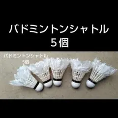 バドミントン 中古シャトル 使用済 シャトル5個 - メルカリ