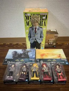 一番くじ ヒロアカ　紡がれる想い B賞　爆豪勝己 F賞　ホークス　H賞　I賞