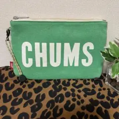 CHUMS ポーチ グリーン