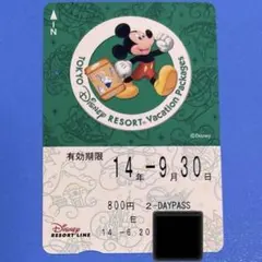 ディズニーフリーきっぷ　バケーションパッケージ 東京ディズニーリゾートライン フリーキップ - メルカリ