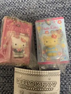 ハローキティ パッケージミニチュアコレクション ギャル 日焼け 2種 キティ