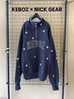 232【人気即完売品】ケボズ☆ワンポイント刺繍ロゴ　美品ジップアップパーカー 232【人気即完売品】ケボズ☆ワンポイント刺繍ロゴ 美品ジップアップ