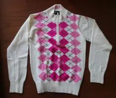 値下げ【美品】adidasゴルフ アーガイル柄 セーター
