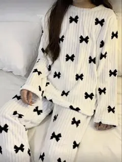 SHEIN ルームウェア リボン