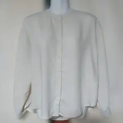 長袖ボタンシャツ ブラウス earth music&ecologyブラウス