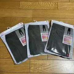 未使用品UNIQLOヒートテックタイツメンズ3足