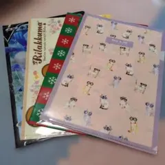 ポケモン 猫 リラックマ キャラクターの A 4 クリアファイルセット