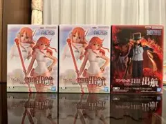 5月27日6月4日最新プライズフィギュア ワンピース THE出航2種3体セット