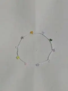 colorfulflowerビーズブレスレット