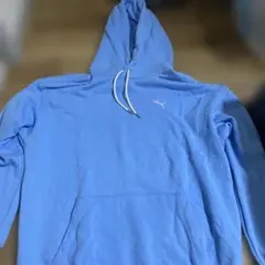 PUMA プーマ パーカー ライトブルー Lサイズ
