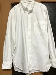 UNIQLO オックスフォードシャツ M 白のサムネイル