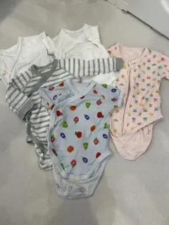 UNIQLOベビー肌着セット 前あき70cm 5点