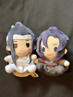 魔道祖師 ぬいぐるみ マスコット 2体セット　魏無羨　藍忘機のサムネイル