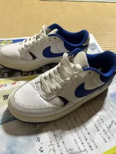 【箱あり】NIKE ガンマフォース ホワイト/ブルー 26.0のサムネイル
