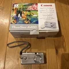 【美品・箱付き】Canon PowerShot A400 オールドコンデジカメのサムネイル