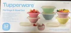 Tupperware Heritage 6-Bowl Set 12点 - メルカリ