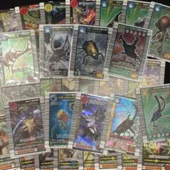 甲虫王者ムシキング トレーディングカード 7枚　長期保存の為説明欄お読みください 甲虫王者ムシキング トレーディングカード 7枚 長期保存の為説明欄お