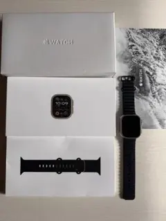 Apple Watch Ultra2 美品　チタニウム　オーシャンバンド