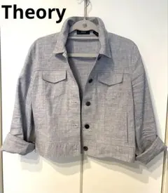 美品★セオリー・シャツ ジャケット/アウター 羽織り(ライトグレー/Mサイズ)