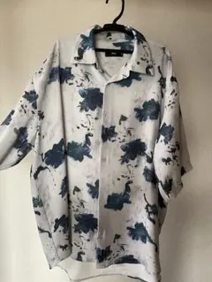 未使用品　HARE DISTORT フラワーボウタイシャツ　Ｓのサムネイル