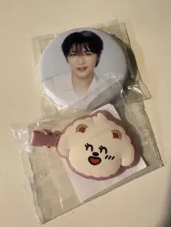 TXT バムグッ　ボムギュ　ヘアクリップ　缶バッジ