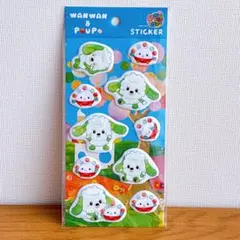 いないいないばあ ワンワン&ぽぅぽ ぷくぷく ステッカー シール 人気 新品