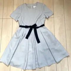 LANVIN en bleu半袖ワンピース Mサイズのサムネイル