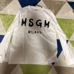 MSGM ホワイト 長袖カットソーのサムネイル