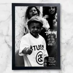 希少】STUSSYロゴポスター モノクロ ストリート アート - メルカリ