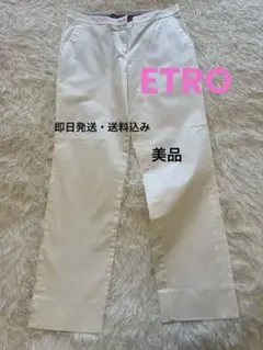 ETRO ホワイト カジュアルパンツ 40のサムネイル