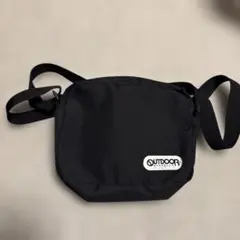 OUTDOOR PRODUCTS ブラック ショルダーバッグ