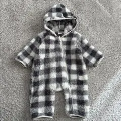 Tete a Tete テータテート/チェック柄アウター カバーオール　80